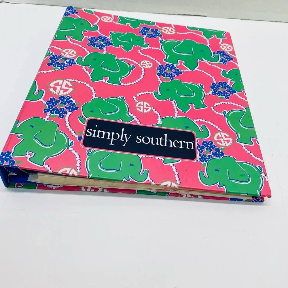 Simply Southern Notebook Journal Calendar Removed Pursuit of Preppiness Elephant